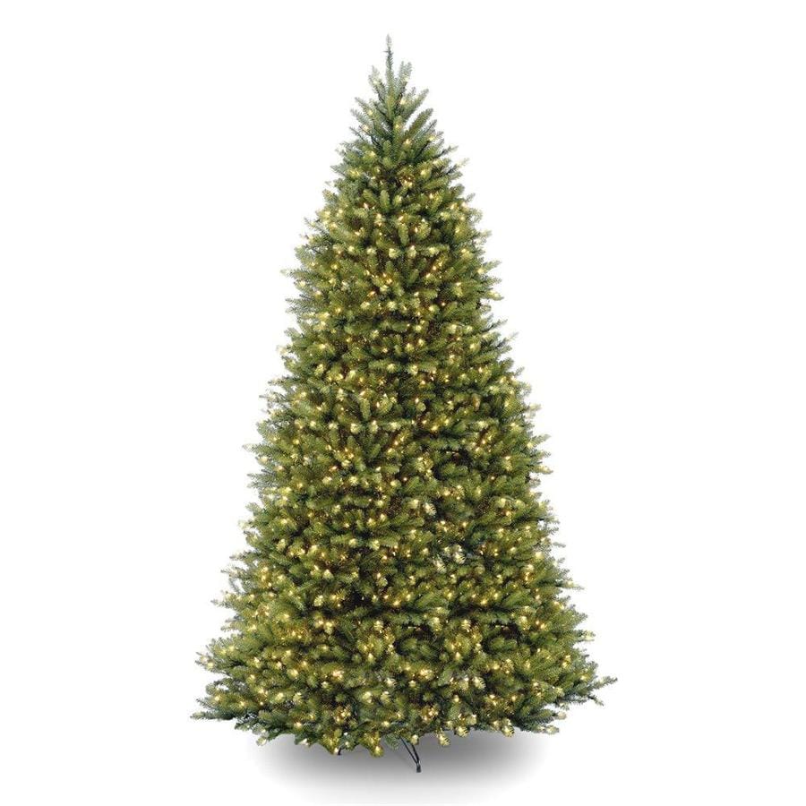 National Tree Company 7.5-ft Pre-Lit Dunhill Fir Tree with Clear Lights