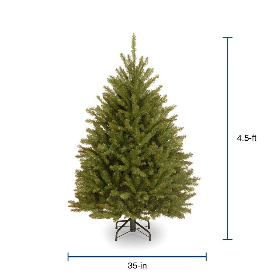 National Tree Company 4.5-ft Traditional Artificial Christmas Tree in ...
