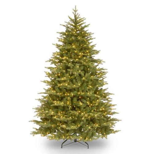 National Tree Company 9-ft Pre-Lit Spruce Artificial Christmas Tree ...