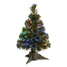 Fiber Optic Ice Pre-Lit Full Christmas Tree