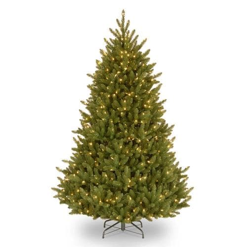 National Tree Company 7.5-ft Pre-Lit Frasier Fir Artificial Christmas ...