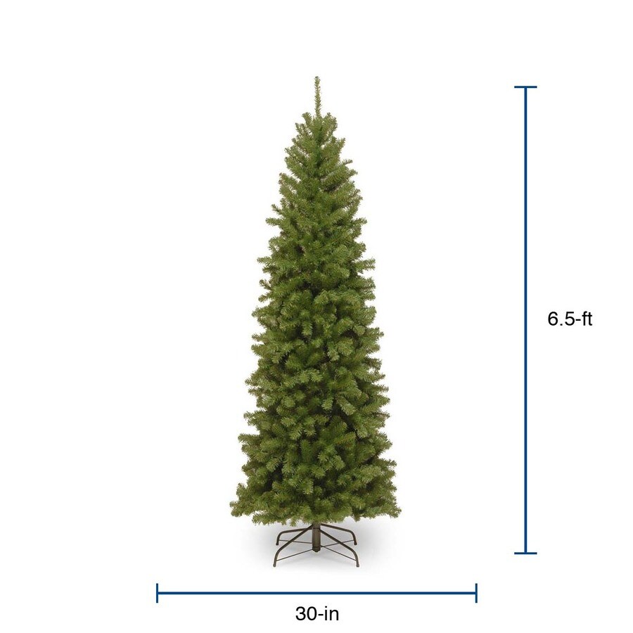 National Tree Company 6.5-ft North Valley Spruce Traditional Artificial ...