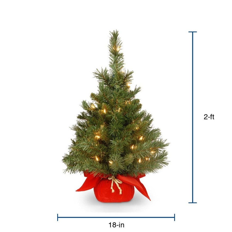 2 Foot Christmas Tree With Lights - Led Christmas