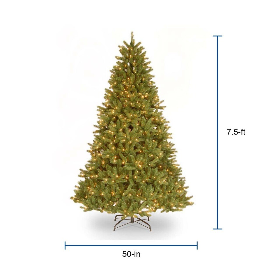 National Tree Company 7 5 Ft Pre Lit Grand Fir Artificial Tree Company 7 5 Ft Pre Lit Grand Fir