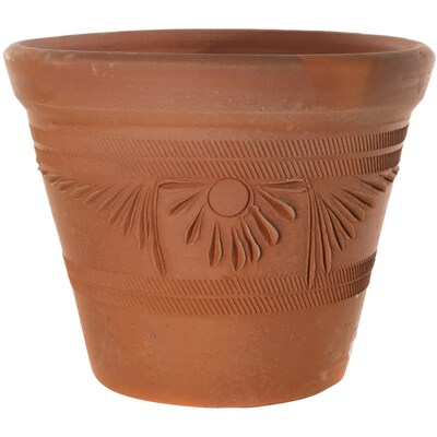 selections planter terracotta orange lowes