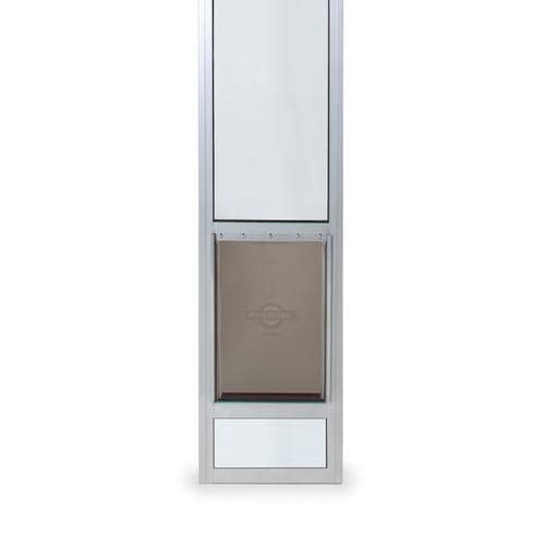 Petsafe Patio Panel Large Satin Aluminum Sliding Door Pet