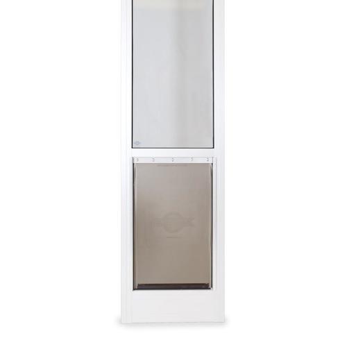 Petsafe Patio Panel Large White Aluminum Sliding Pet Door Actual