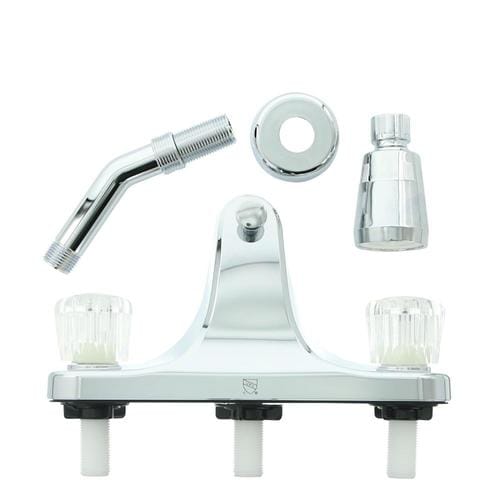 Road & Home Chrome 2-Handle Bathtub and Shower Faucet with Valve at Lowes.com