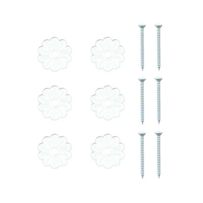Road Home 6 Piece Plastic Clear Combo Fastener Kit At Lowes Com