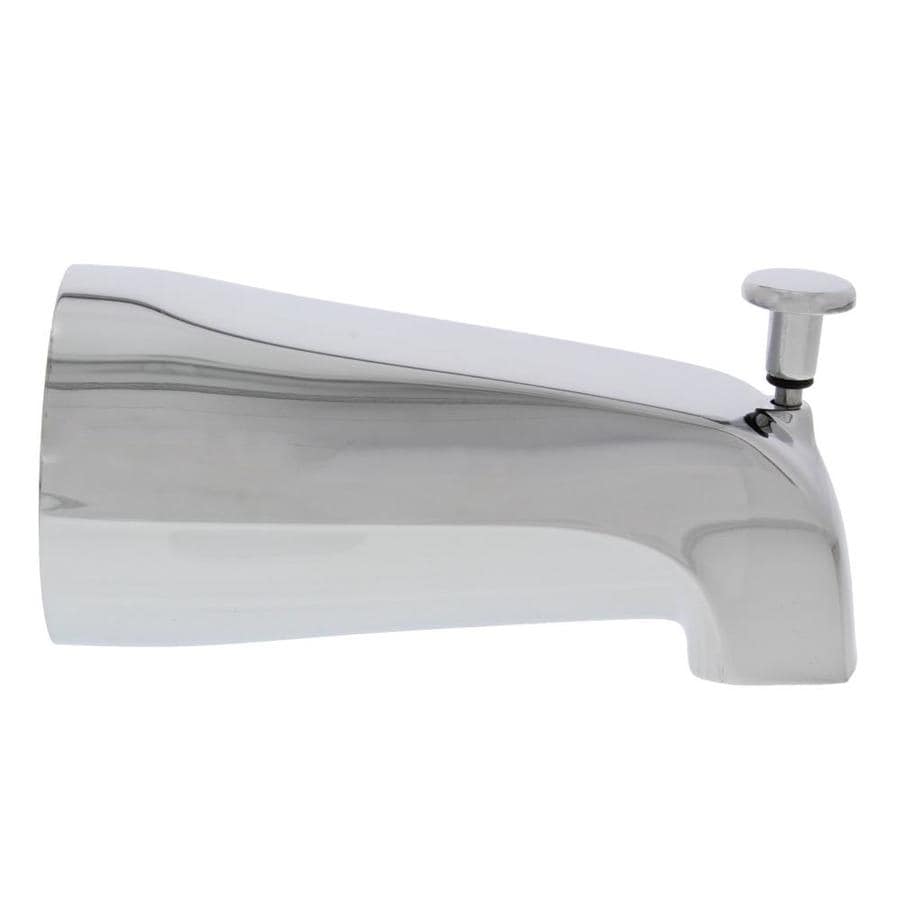 White Mobile Home Shower Faucet With Top Threaded Diverter Rv