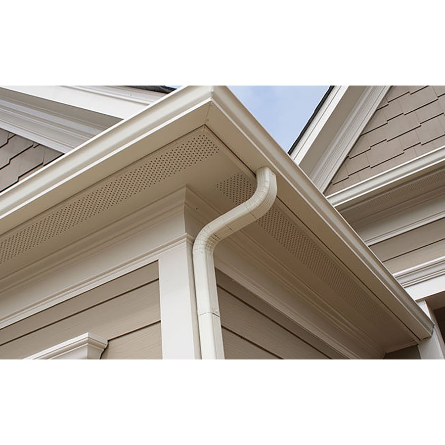 Allura Allura 24-in x 144-in Grey Fiber Cement Vented Soffit in the ...