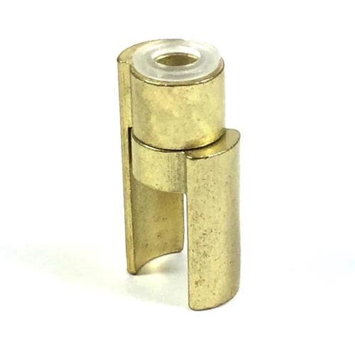 DoorSaver 1/2in Polished Brass Hinge Pin Stop at