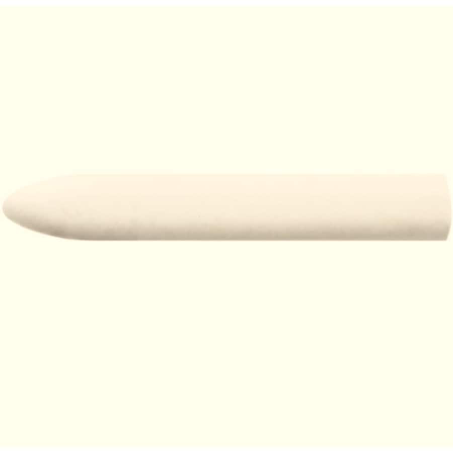American Olean Matte Designer White Ceramic Quarter Round Tile American Olean Matte Designer White Ceramic Quarter Round Tile Common 1 In X 6 Actual 0 75