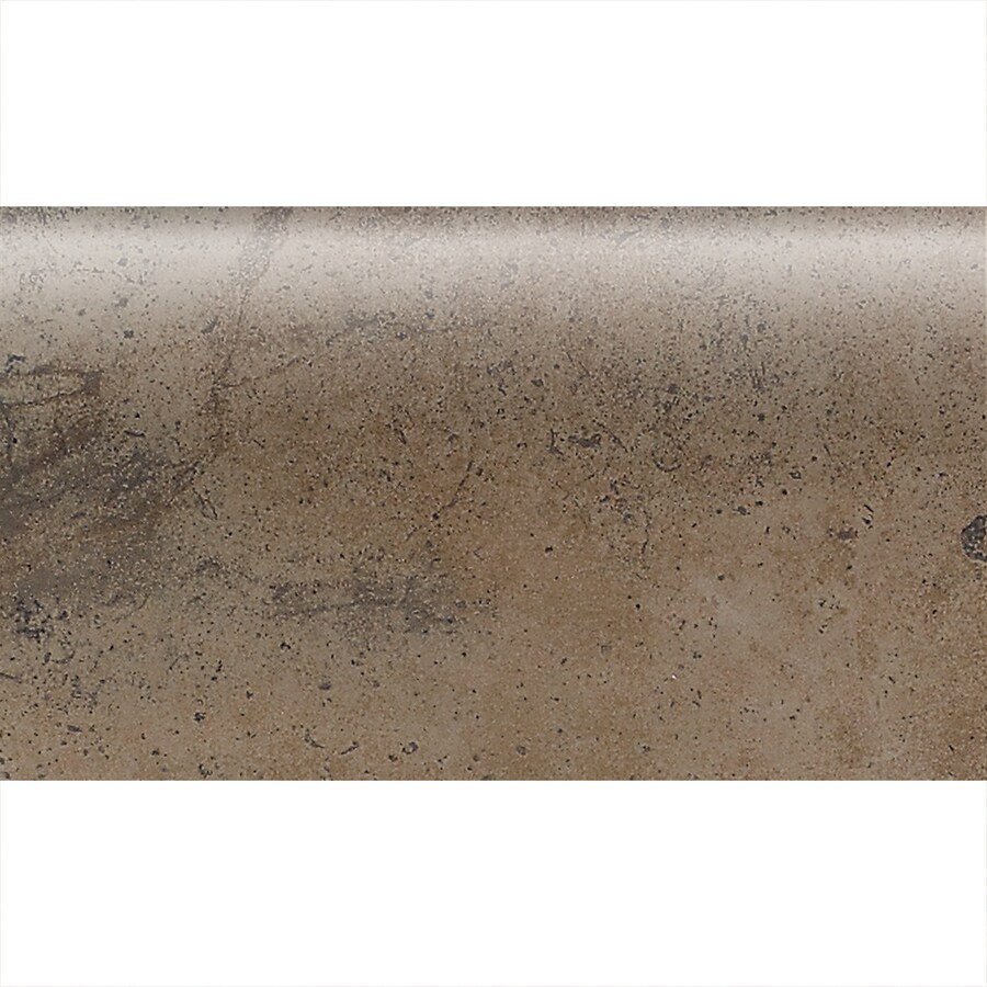 American Olean CR82S43101P2 Costa Rei Terra Marrone Ceramic Bullnose Trim (Common: 3-in x 10-in; Actual: 3-in x 10-in)