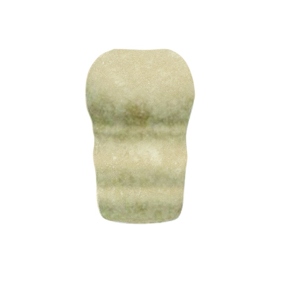 American Olean AS0122CRCN1P2 Ash Creek Almond Ceramic Chair Rail Tile (Common: 2-in x 2-in; Actual: 2-in x 2-in)