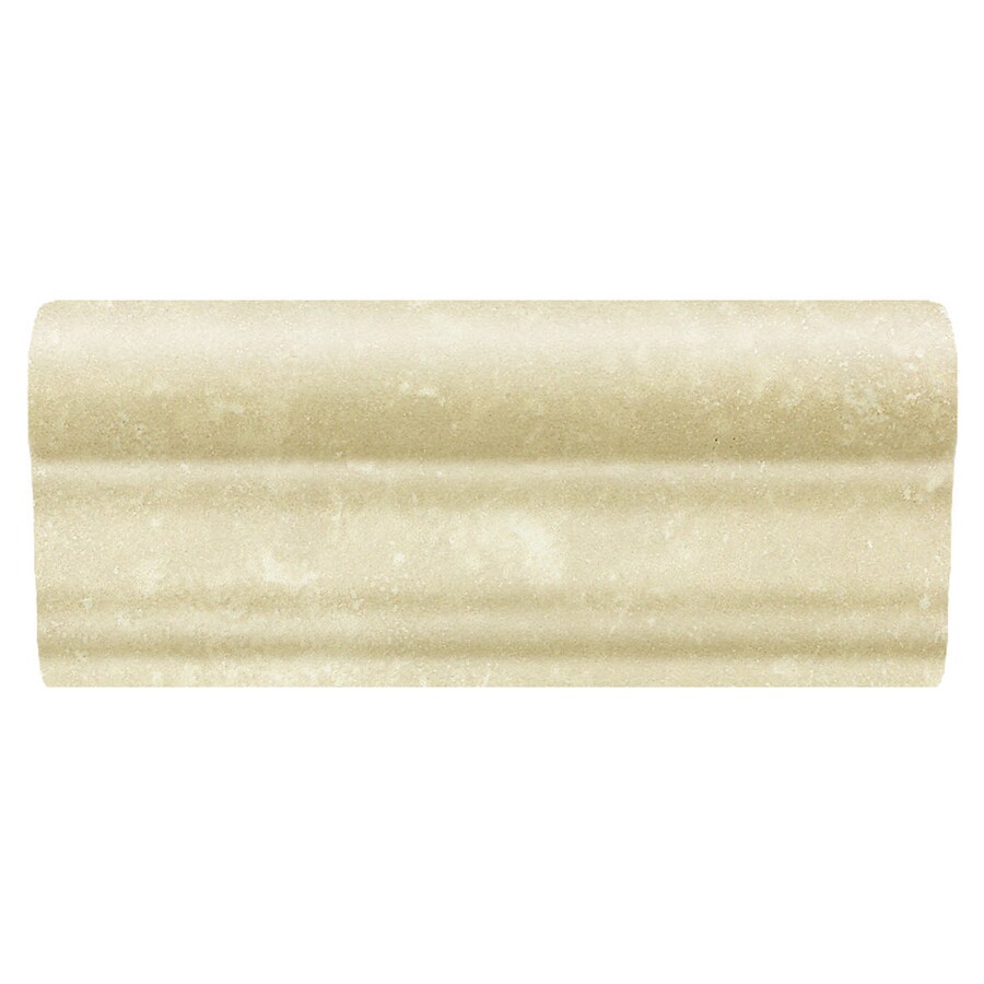 American Olean AS0126CRWL1P2 Ash Creek Almond Ceramic Chair Rail Tile (Common: 2-in x 6-in; Actual: 2-in x 6-in)