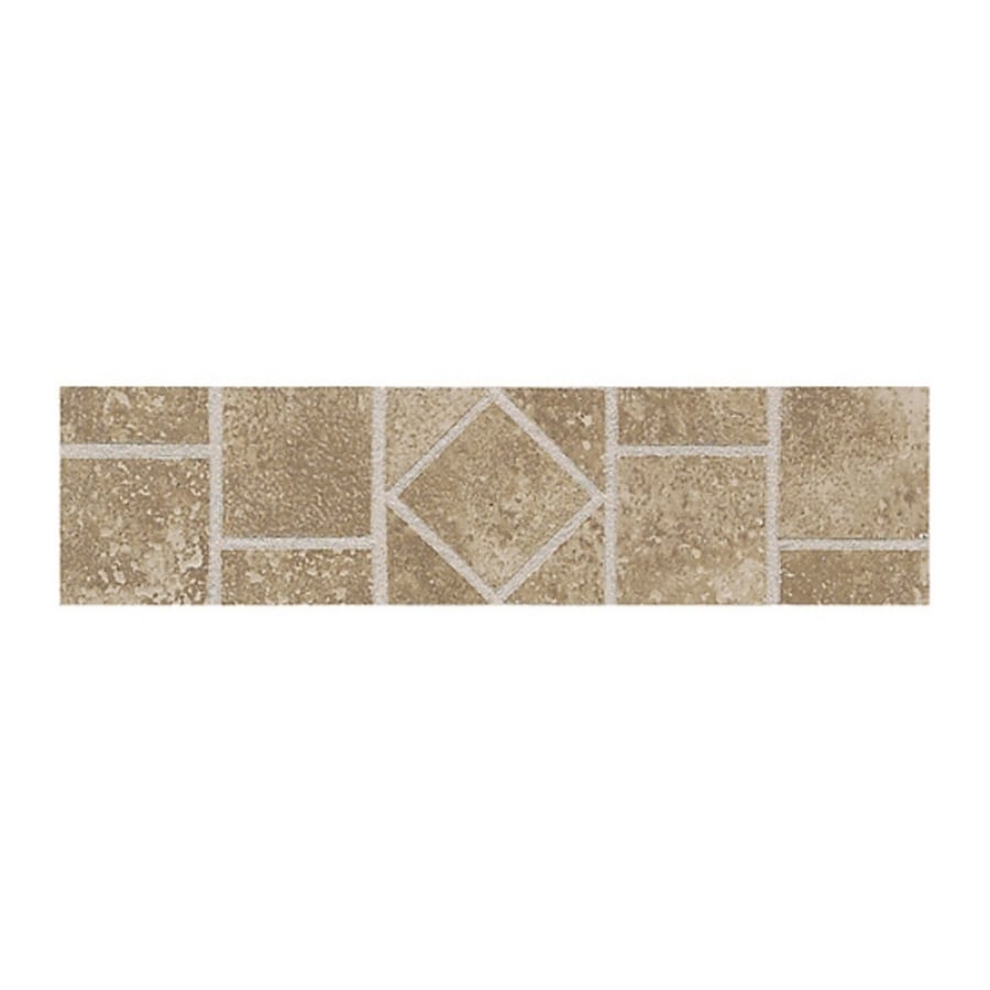 American Olean AS02312LIST1P2 Ash Creek Walnut Ceramic Listello Tile (Common: 3-in x 12-in; Actual: 3-in x 12-in)