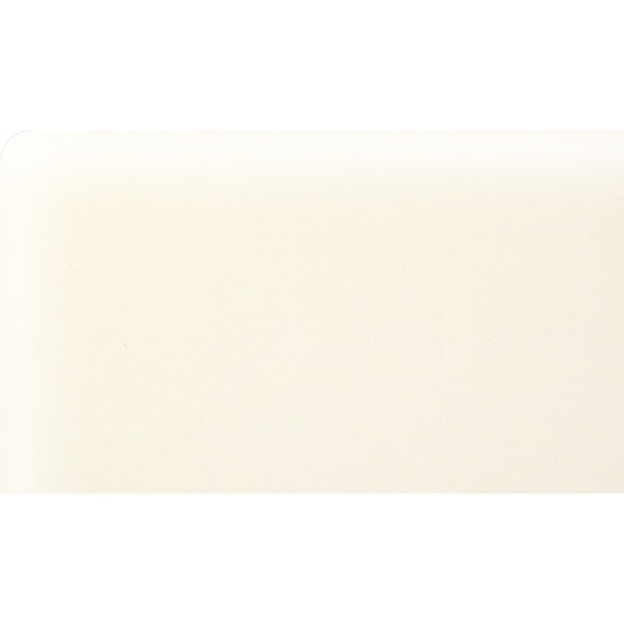 American Olean Bright Biscuit Ceramic Bullnose Corner Tile (Common: 3-in x 6-in; Actual: 3-in x 6-in)