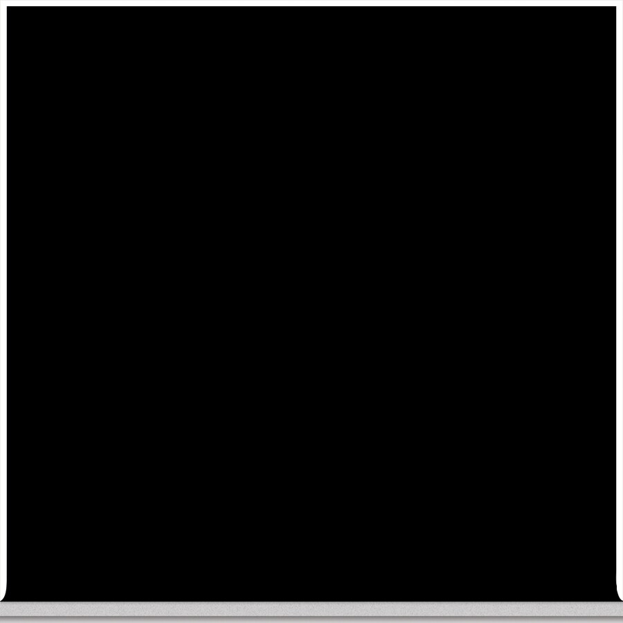 American Olean 0064A3601SP Matte Black Ceramic Cove Base Tile (Common: 6-in x 6-in; Actual: 6-in x 6-in)