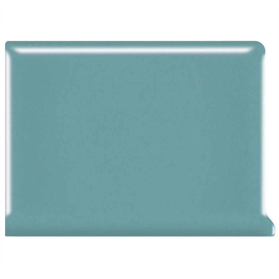 American Olean 0060SCL3601SP 6-in x 6-in Matte Ocean Tide Ceramic Cove Base Tile