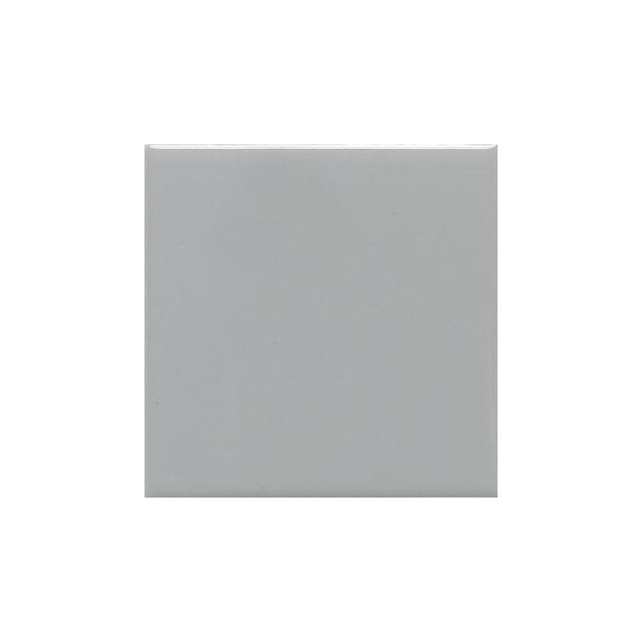 American Olean Matte Light Smoke Matte Ceramic Cove Base Tile (Common ...