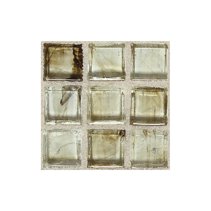 American Olean Visionaire Smokey Ballad Glass Mosaic Square Indoor