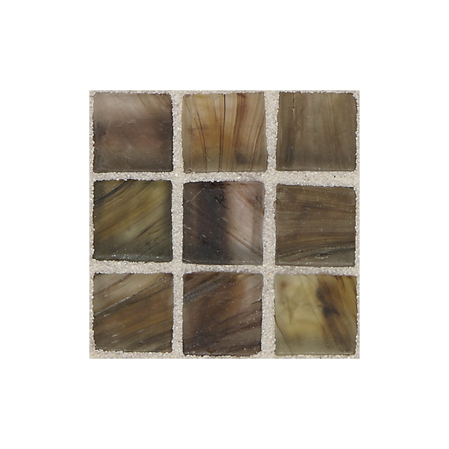 American Olean VA945858FPM1P Visionaire Evening Shadow Frosted Glass Uniform Squares Tile