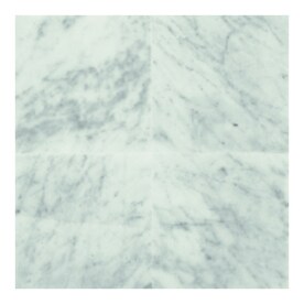 American Olean Natural Stone Tile At Lowes American Olean Marble 10 Pack Carrara White Floor And Wall Tile Common