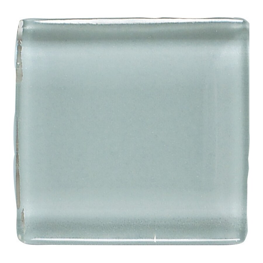 American Olean 4in x 4in Legacy Glass Moonlight Glass Wall Tile at