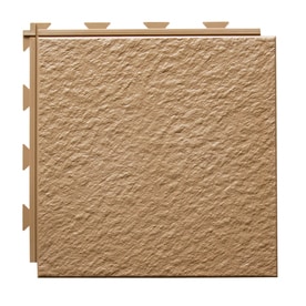 Multipurpose Flooring At Lowes Greatmats Hiddenlock 20 Pack 12 In X Brown Loose Lay Slate