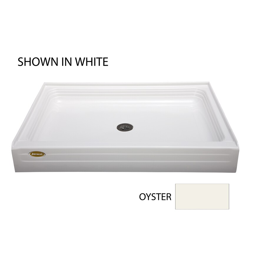 Jacuzzi TruLevel Oyster Acrylic Shower Base 34in x 48in