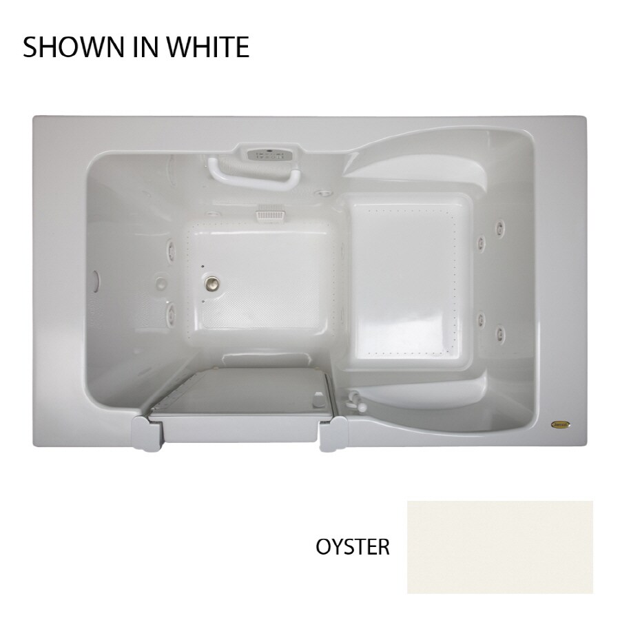 Jacuzzi Oyster Acrylic WalkIn Combo Whirlpool/Air Bath at