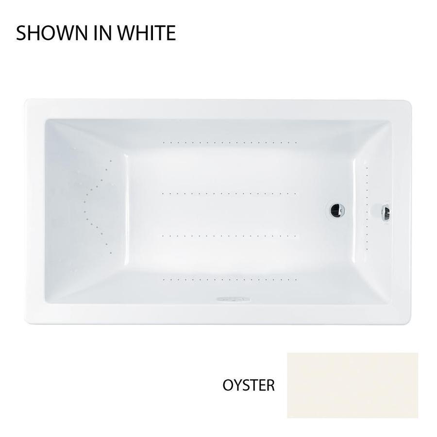 Jacuzzi Elara 66-in L x 36-in W x 26-in H Oyster Rectangular Air Bath ...