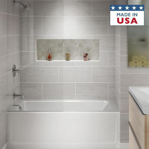 Primo 60 In Almond Acrylic Rectangular Left Hand Drain Alcove Bathtub Primo 60 In Almond Acrylic Rectangular Left Hand Drain Alcove Bathtub