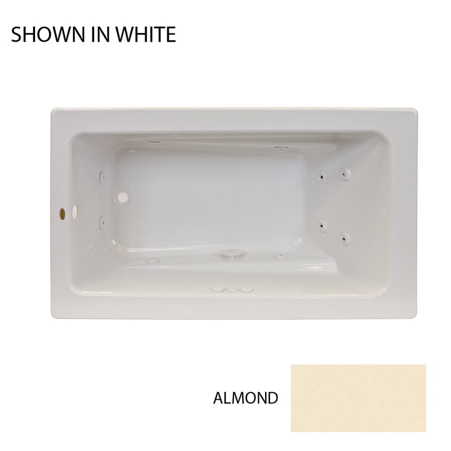 Shop Jacuzzi Primo 60-in Almond Acrylic Drop-In Whirlpool Tub with ... Shop Jacuzzi Primo 60-in Almond Acrylic Drop-In Whirlpool Tub with ...