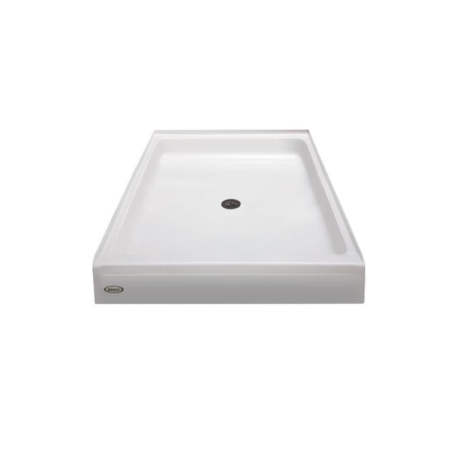 Jacuzzi PRIMO White Acrylic Shower Base 42-in W x 36-in L ...