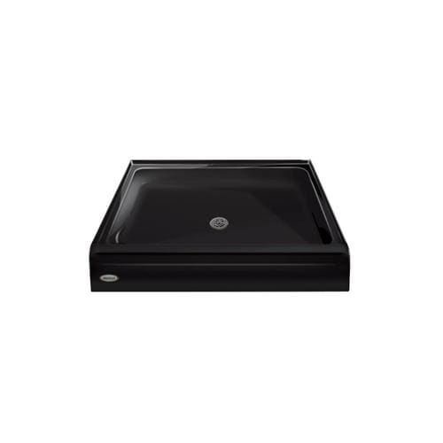 Jacuzzi PRIMO Black Acrylic Shower Base 42in W x 42in L with Center