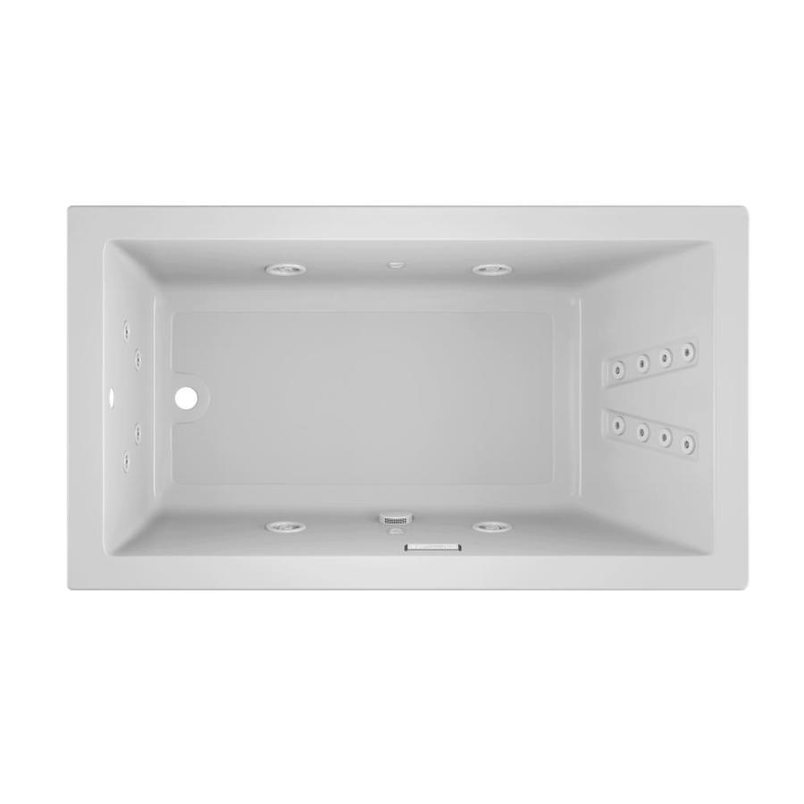 Jacuzzi Solna 36-in W x 66-in L White Acrylic Rectangular ...