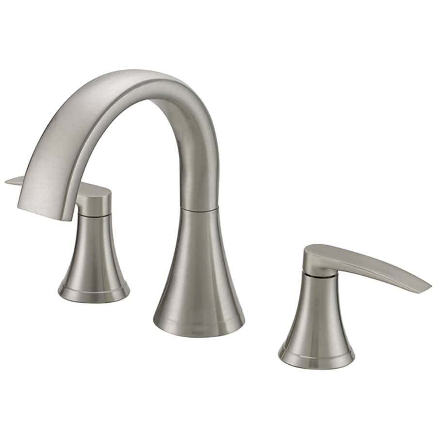 Shop Jacuzzi Lyndsay Brushed Nickel 2Handle Deck Mount Bathtub Faucet at Lowes.com