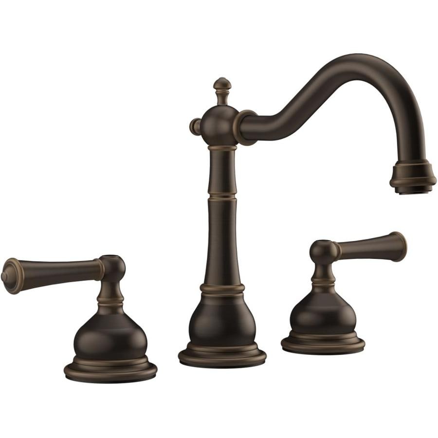 Jacuzzi Barrea Olive Bronze 2Handle Deck Mount Roman Bathtub Faucet with Hand Shower at