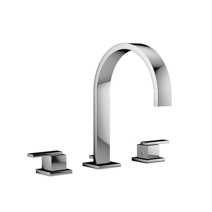 Jacuzzi Mincio Polished Chrome 2-Handle Deck Mount Roman Bathtub Faucet ...