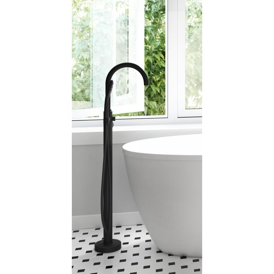 Jacuzzi Primo Matte Black 1 Handle Residential Freestanding