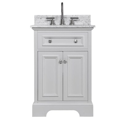Jacuzzi Salone 24 In White Single Sink Bathroom Vanity With Jacuzzi Salone 24 In White Single Sink Bathroom Vanity With