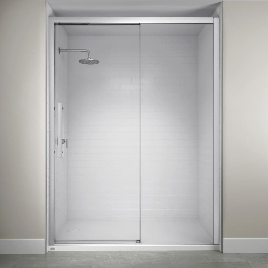 Jacuzzi 56 In To 60 W Semi Frameless Bypass Sliding Shower Door Jacuzzi 56 In To 60 W Semi Frameless Bypass Sliding Shower Door