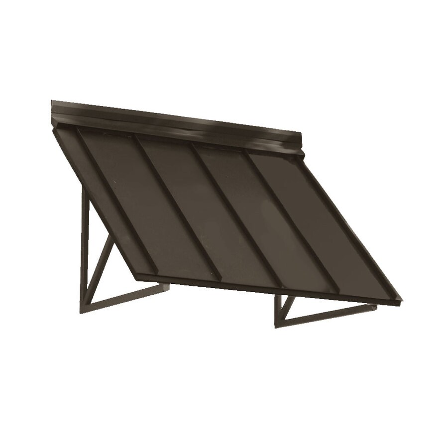 Awntech Houstonian 44-in Wide x 36-in Projection Solid Vertical Patio Fixed Awning