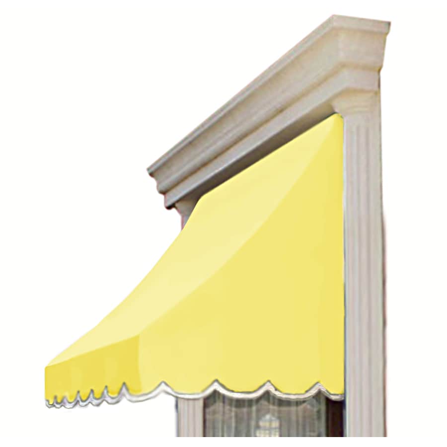 Awntech 100 5 In Wide X 24 In Projection Solid Crescent Window
