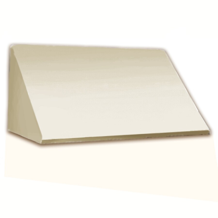 Awntech 40 5 In Wide X 36 In Projection White Solid Slope Window