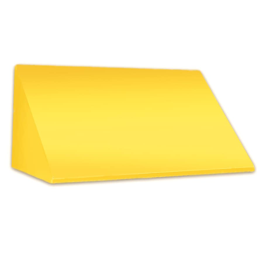 Awntech 76 5 In Wide X 36 In Projection Yellow Solid Slope Low