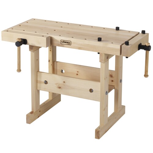 Sjobergs 19 281 In W X 33 875 In H Wood Work Bench At Lowes Com