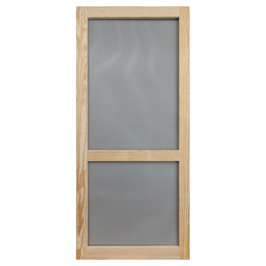 Screen Tight Woodcraft 32in x 80in Wood Wood Frame Hinged Single Bar